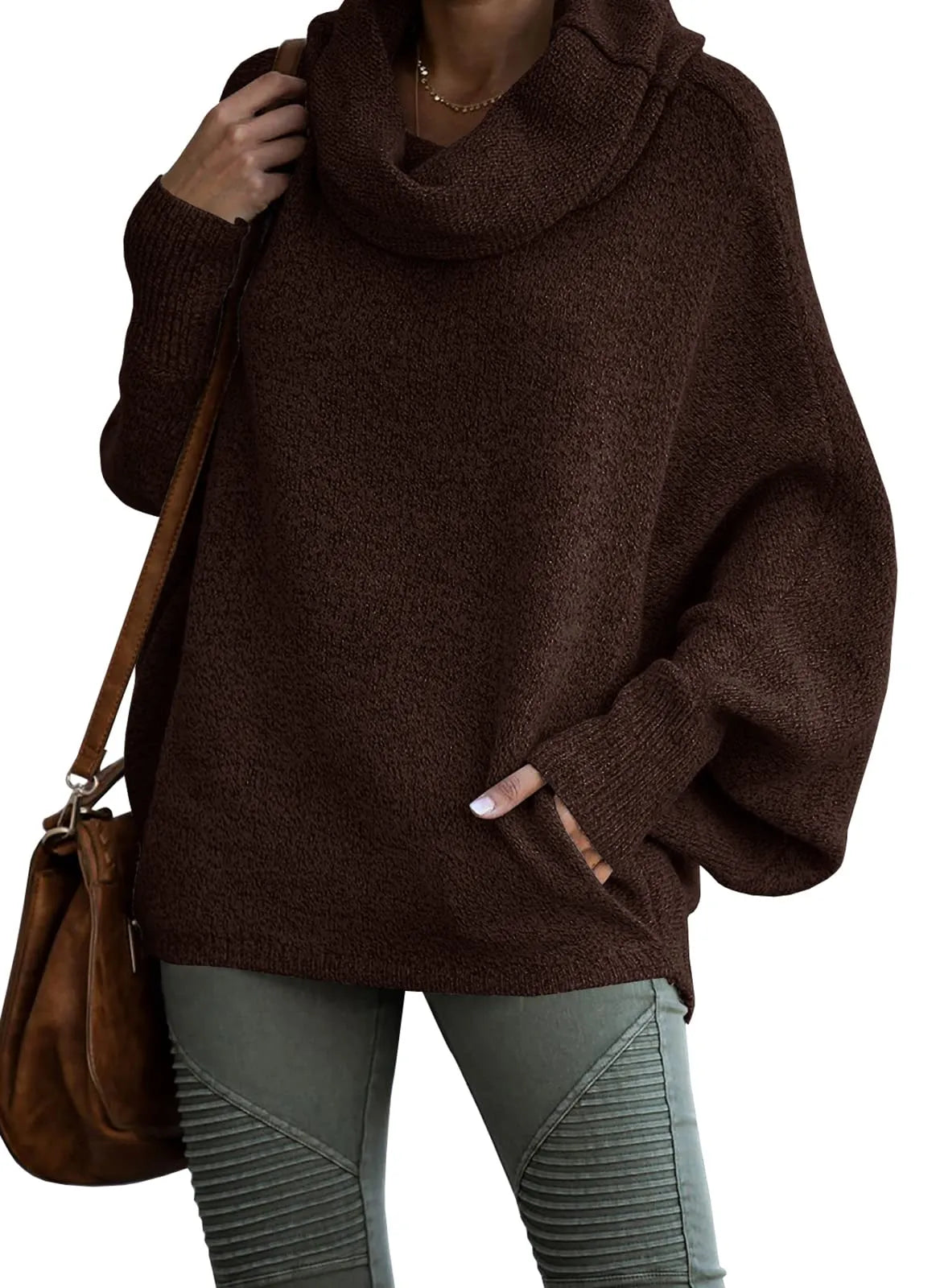 Cozy Winter Cowl Neck Sweater