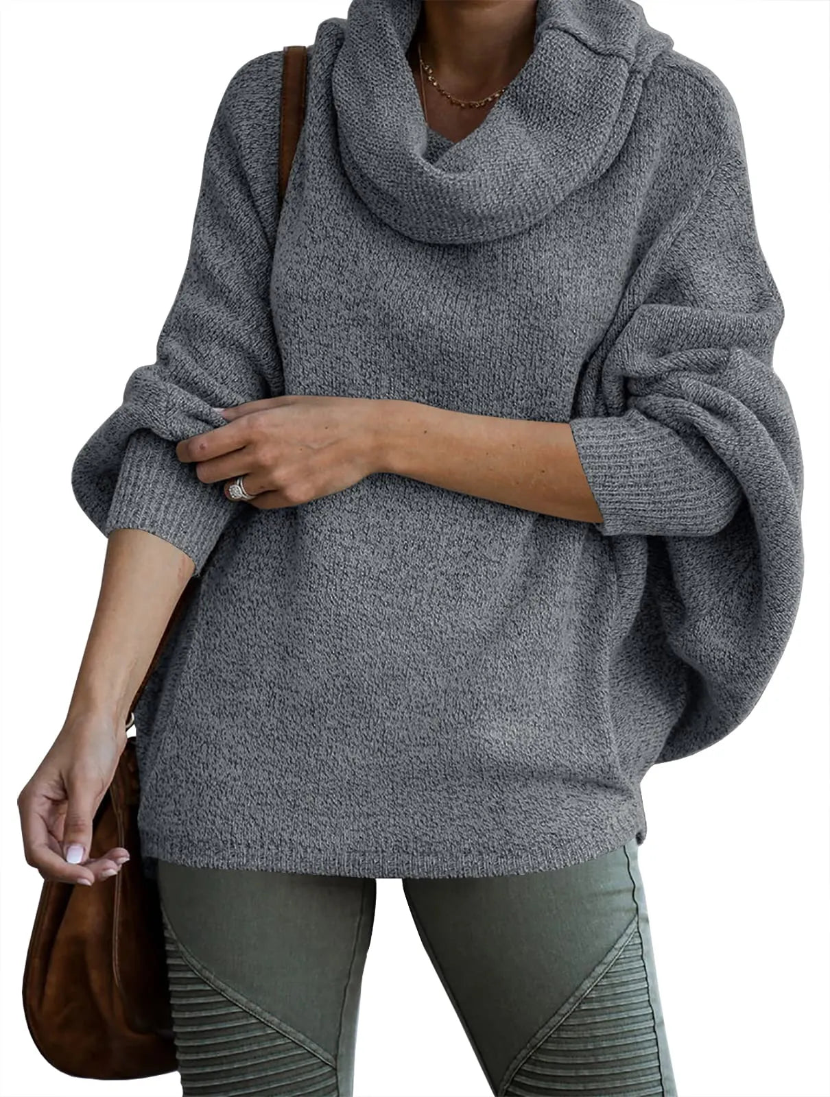 Cozy Winter Cowl Neck Sweater